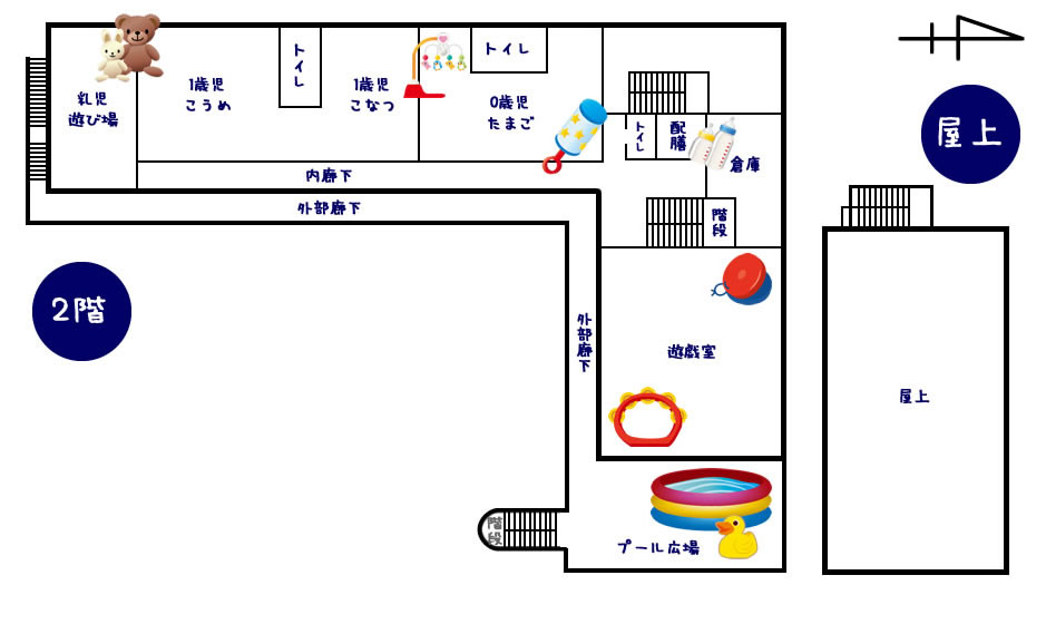 2階・屋上